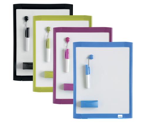 Valkotaulu 220x280mm valkotaulun puhdistusaine+merkintä NOBO