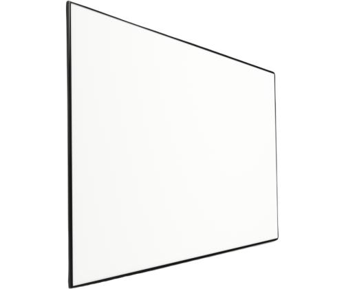 Valkoinen taulu 2500x1200mm keraaminen P4 pinta ohut runko 2x3