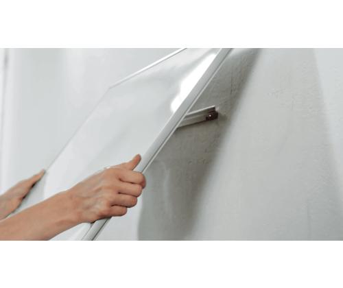 Valkoinen laatta NOBO ImpressionPro Wide Enamel 40"