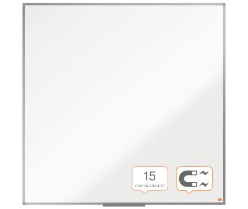 Valkoinen taulu NOBO Essence Steel 1200x1200mm