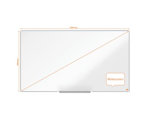 Valkoinen taulu NOBO Impression Pro Wide Steel 55"