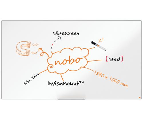 Valkotaulu NOBO Impression Pro Wide Steel 85"