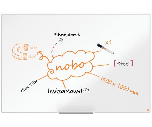 Valkotaulu NOBO ImpressionPro teräs 1500x1000mm