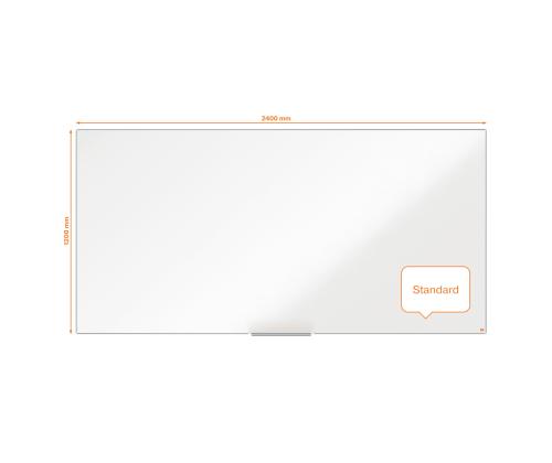 Valkoinen taulu NOBO ImpressionPro teräs 2400x1200mm