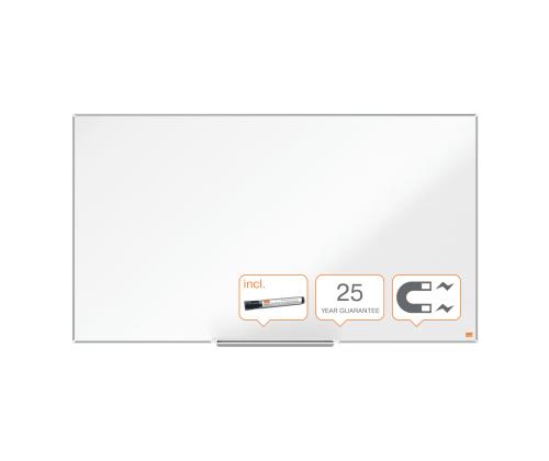 Valkoinen laatta NOBO ImpressionPro Wide Enamel 55"