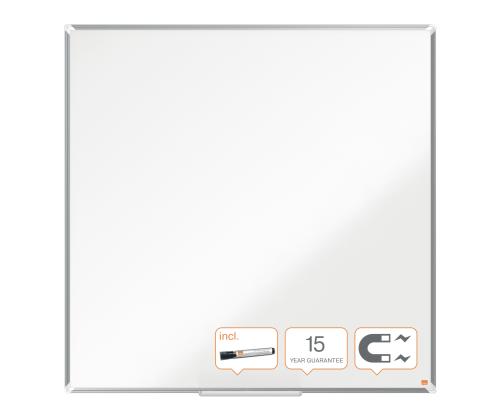 Valkoinen taulu NOBO Premium Plus Steel 1200x1200mm