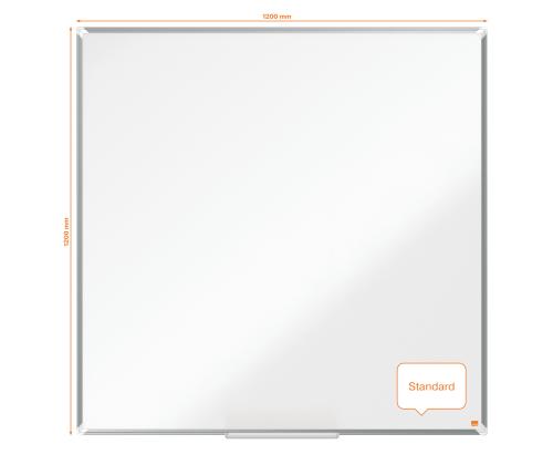 Valkoinen taulu NOBO Premium Plus Steel 1200x1200mm