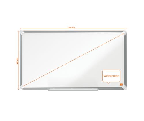 Valkotaulu NOBO Premium Plus Wide Steel 32"