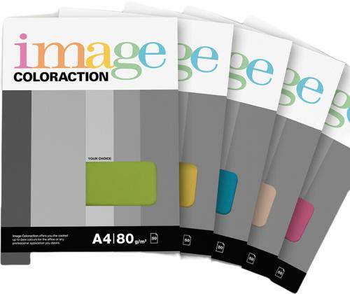 Värillinen paperi A4 80g IMAGE Coloraction no.74 akvamariini 50 arkkia