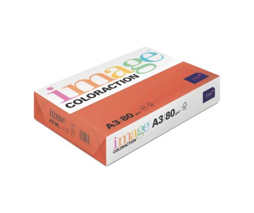 Värillinen paperi A3 80g IMAGE Väritys no.28 tummanpunainen (Lontoo) 500 arkkia