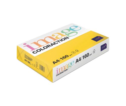 Värviline paber A4 160g IMAGE Coloraction nr.56 tumekollane (Sevilla) 250 lehte