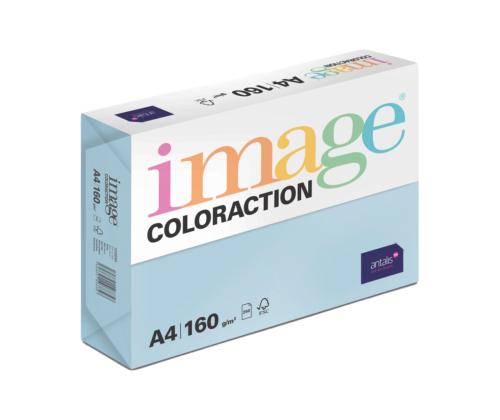 Värviline paber A4 160g IMAGE Coloraction nr. 75 sinine (Iceberg) 250 lehte