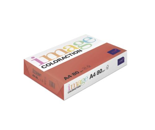 Värviline paber A4 80g IMAGE Coloraction nr.29 sügavpunane (Chile) 500 lehte