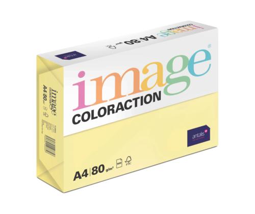 Värviline paber A4 80g IMAGE Coloraction nr.51 sidrunikollane (Florida) 500 lehte