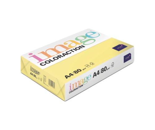 Värviline paber A4 80g IMAGE Coloraction nr.51 sidrunikollane (Florida) 500 lehte