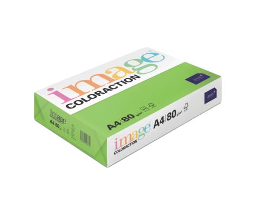 Värviline paber A4 80g IMAGE Coloraction nr.67 tumeroheline (Java) 500 lehte