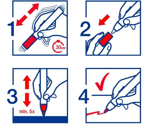 Pysyvä merkki EDDING 750 (metalli, lasi, muovi) 2-4mm valkoinen