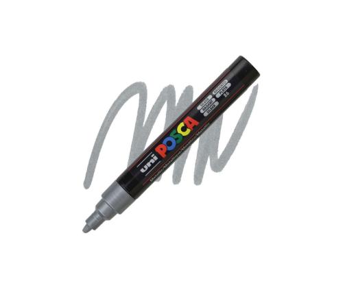 Värimerkki UNI Posca PC5M 1,8-2,5mm hopea