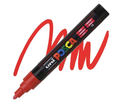 Värimerkki UNI Posca PC5M 1,8-2,5mm punainen