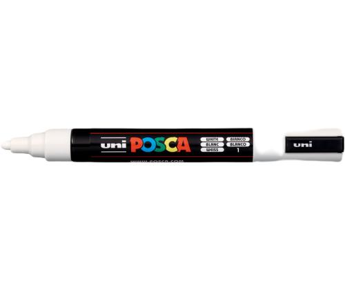 Väritussi UNI Posca PC5M 1,8-2,5mm valkoinen