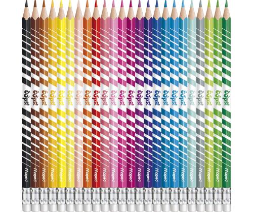 Värikynä MAPED ColorPeps Oops pyyhekumin kanssa 24 väriä