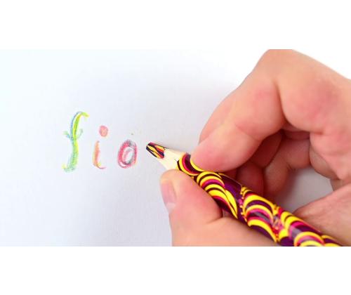 Värikynät FIORELLO monivärisellä hiilellä 12 kpl pakkauksessa