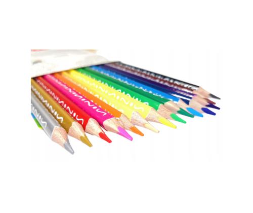 Värikynät FIORELLO Super Soft kolmipuoliset 12 väriä