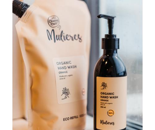 Kosteuttava nestesaippua MULIERES oranssi 1L