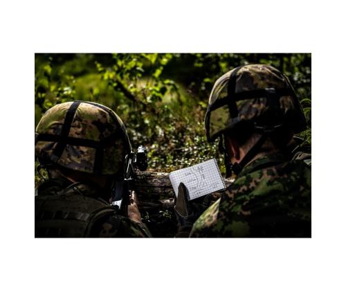 Vihko kierresidottu 7,5x13cm, 50l, vedenpitävä, ruudullinen