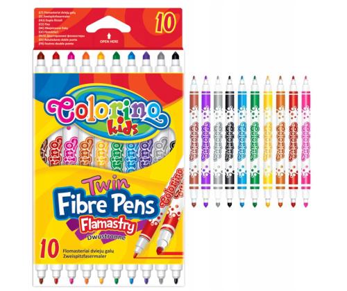 Huopakynät Colorino Kids 2 kärkeä, 10 väriä