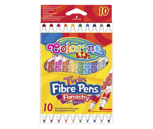 Huopakynät Colorino Kids 2 kärkeä, 10 väriä