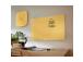 Lasilevy-magneettitaulu 600x400mm keltainen LEITZ Cozy