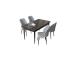 Tuoliryhmä Arp - Musta marmori, harmaa