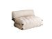 Sohvan taittosohva Teddy 2 - Cream