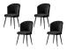 Tuoliryhmä Rubi - Musta