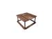 Sohvapöytä Hole Square - Pähkinä