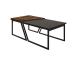 Verona sohvapöytä P0024623 - Antrasiitti, pähkinäpuu maalaistyylinen