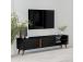 TV-pöytä Benoit - Puu Musta