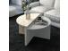 Sohvapöytä Dolunay - Harmaa, Travertiini