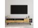 TV-pöytä Luga - Harmaa, Tammi