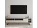 TV-pöytä Luga - Harmaa, Travertiini