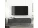 TV-pöytä Retrol3 - Antrasiitti, Hopea