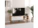 TV-pöytä Venus - Sapphire Oak, Valkoinen