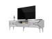 TV-pöytä Yumedi - Valkoinen, hopea