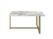 Sohvapöytä Merideths - Kulta