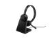 Jabra Evolve 65 TE MS Stereo Link390a langattomat kuulokkeet, Bluetooth, USB-A, latausteline, musta