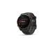 Garmin Fenix 8 älykello 43 mm AMOLED Sapphire,Hiiliharmaa Ti.,Musta/Pebble harmaa silikoniranneke