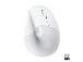 Langaton ergonominen hiiri Logitech Lift, valkoinen