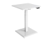 Säädettävä STOO®-pöytä 1 jalalla, valkoinen