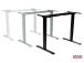 Sähköinen pöytärunko SUN-FLEX Deskframe III 2-teleskooppinen 2-moottorinen valko